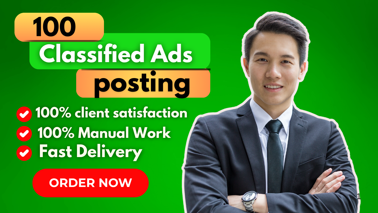 100 Classified Ads posts on top Classified Ads postin...