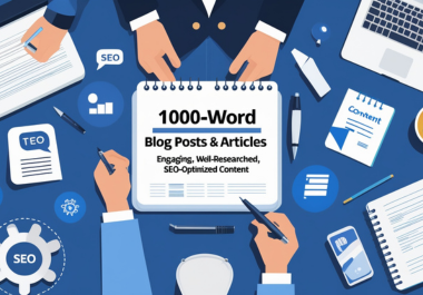 I will do 1000-Word Blog Post or Article - Speedy, I...
