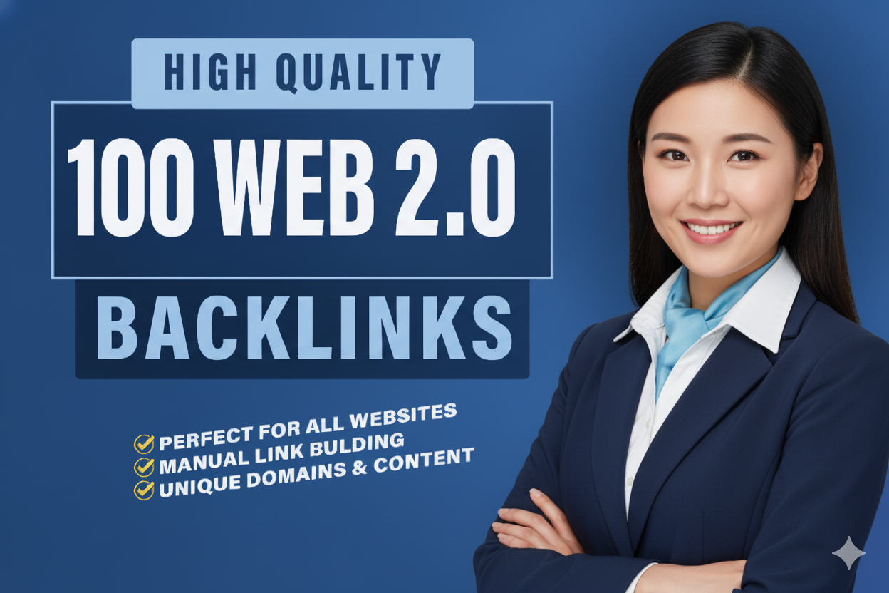 Build 100 High DA Web 2.0 Backlinks to Boost Your Goo...