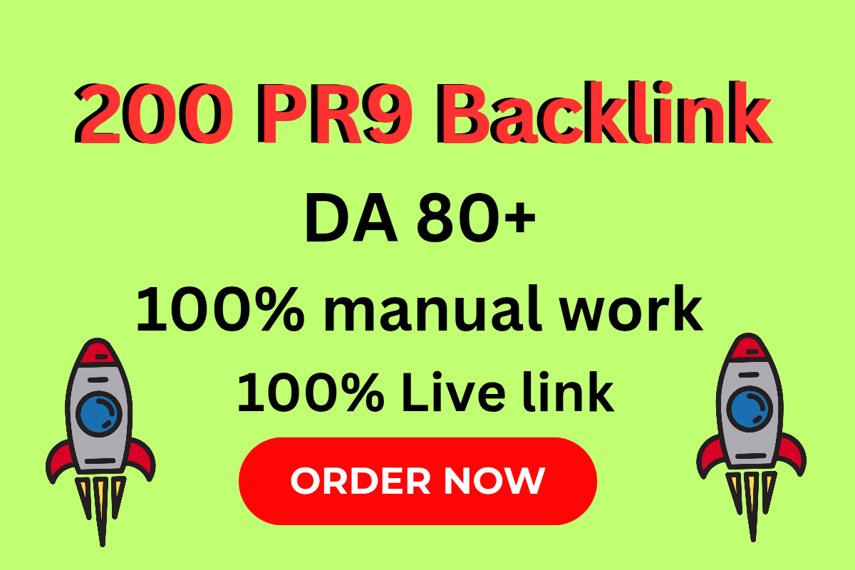 I will create 200+ Profile Creation & PR9 Backlin...