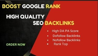 I will do high quality SEO backlinks to boost your Go...