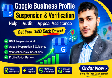 I will audit and guide your Google Business Profile suspension or verification
