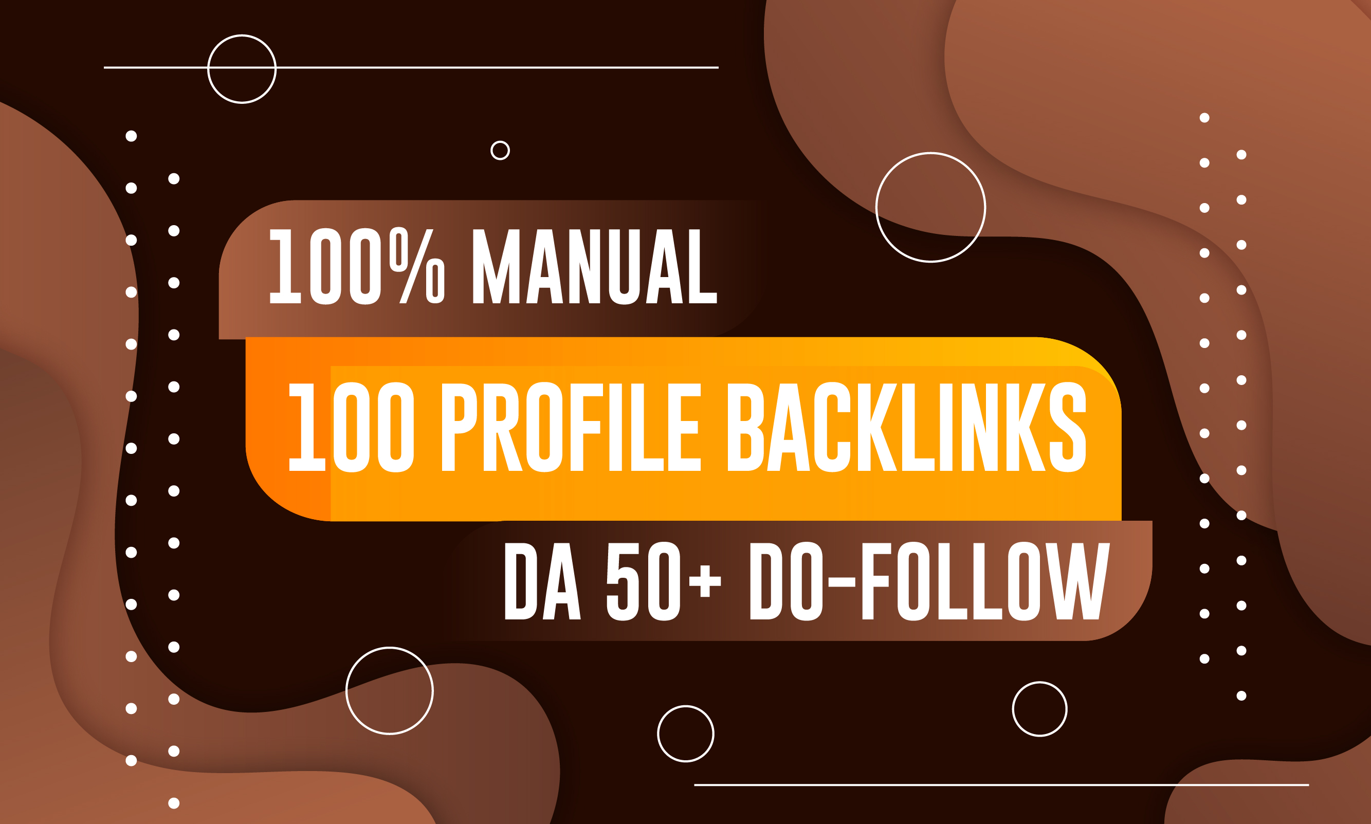 We Will Create 100 High DA 50+ Do-Follow Profile Back...