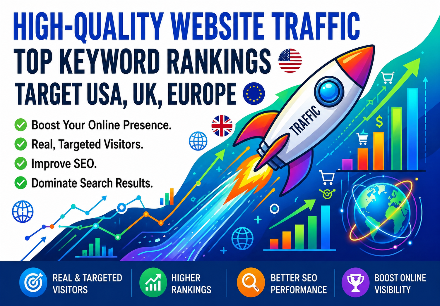 ORGANIC WEBSITE TRAFFIC WORLDWIDE BLOG SHOPIFY ESTY 