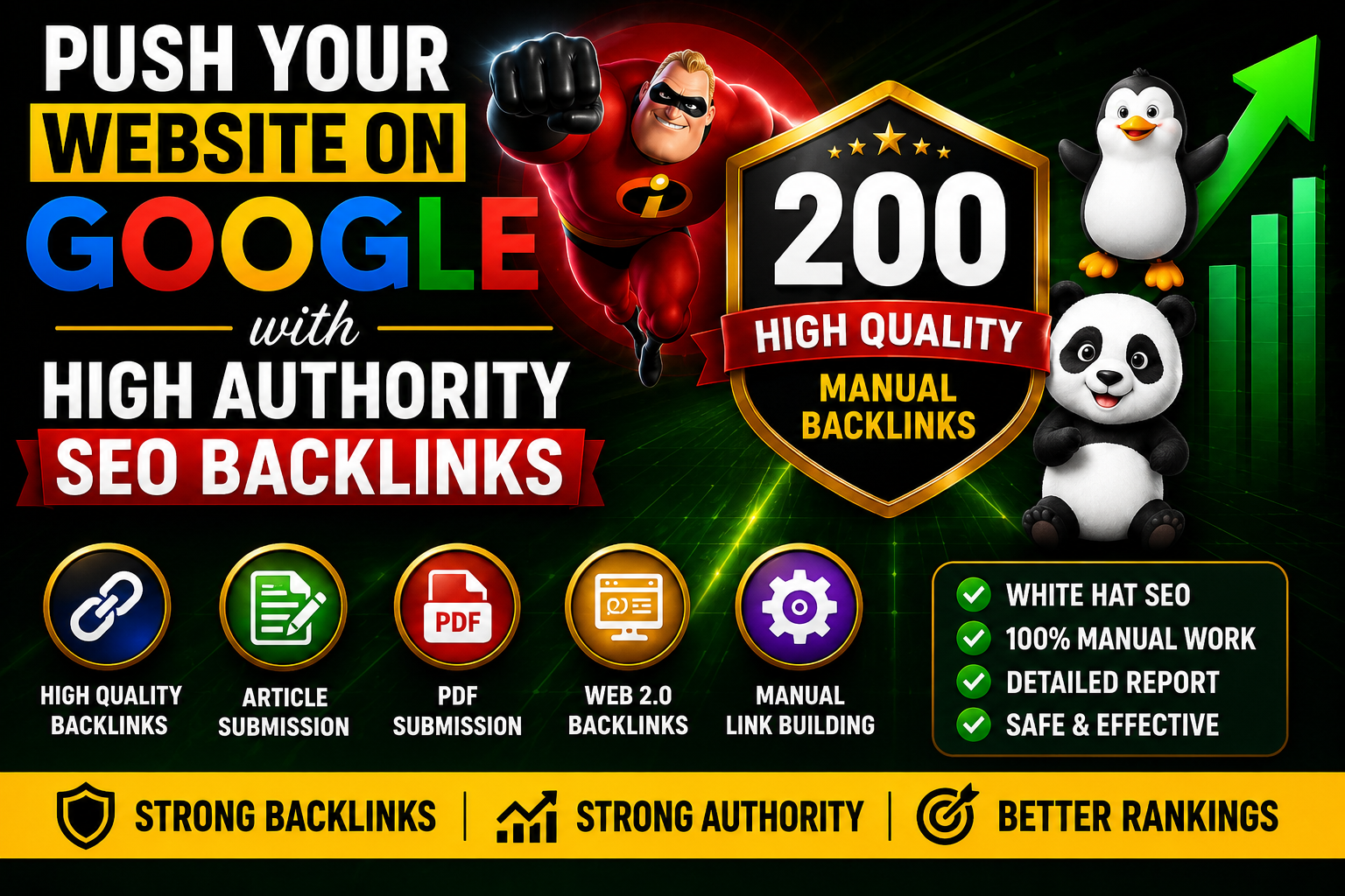 Push Your Website on Google with Our Premium Manual SEO Profile Backlinks