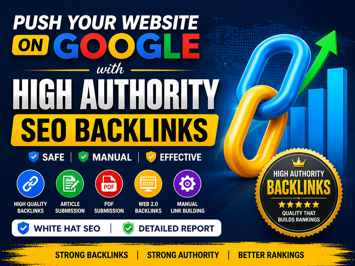 Push Your Website on Google with Our Premium Manual SEO Profile Backlinks for Better Google Rankings