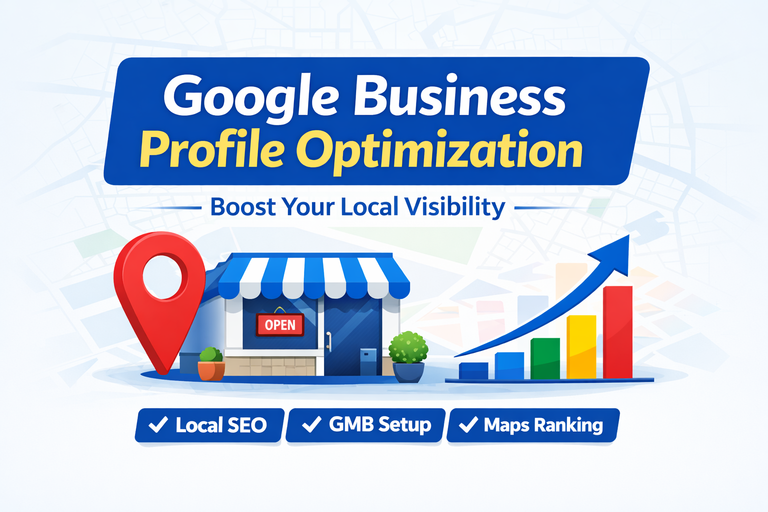 I will optimize your Google Business Profile GMB for ...