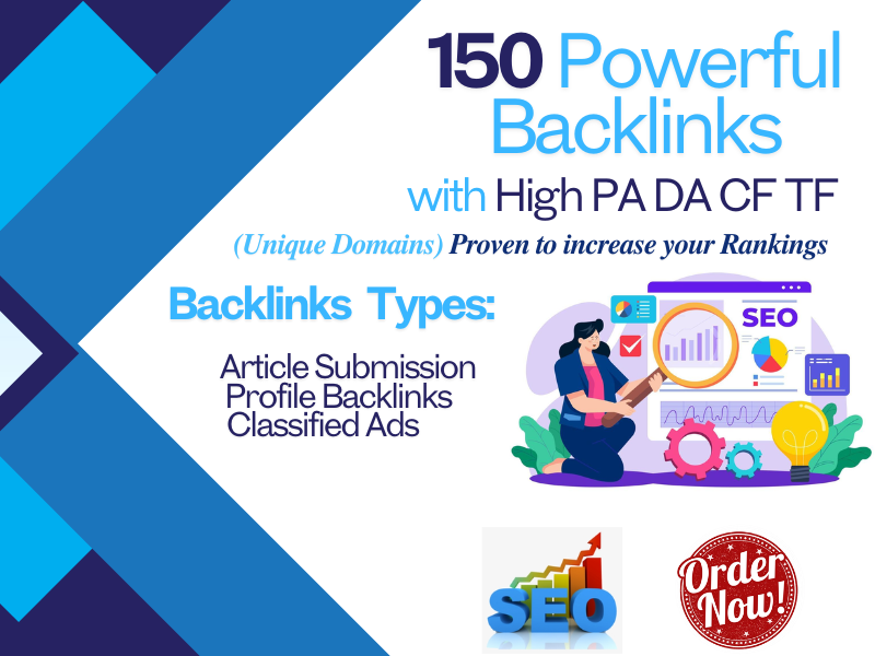 Skyrocket Your SEO with 150 Powerful Backlinks from E...