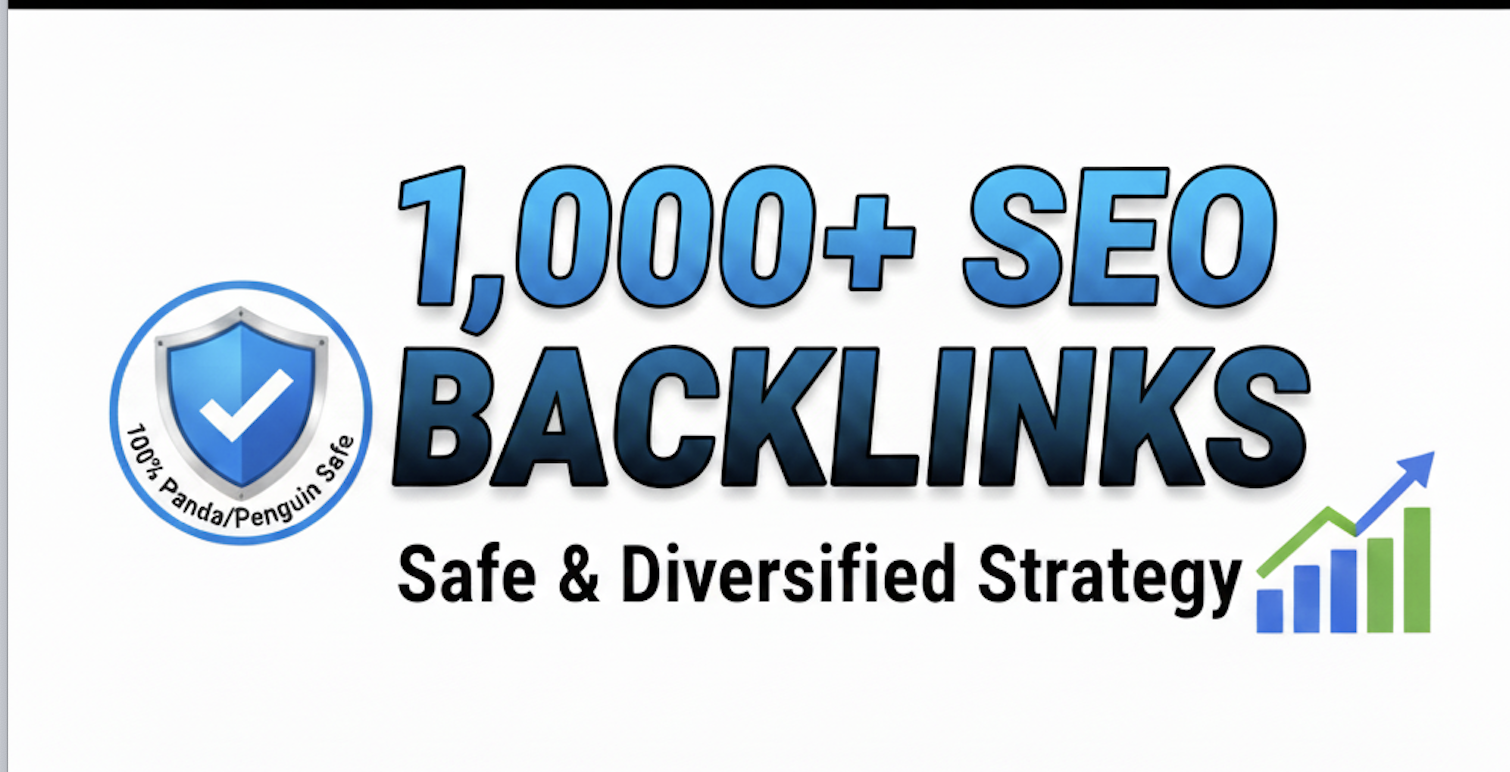 Safe SEO 1000 Manual Backlinks for Organic Ranking Gr...