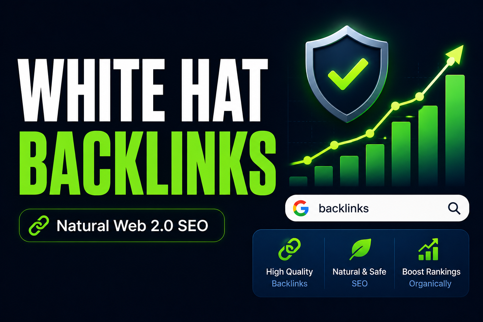 I will build white hat web 2.0 backlinks that look natural to Google