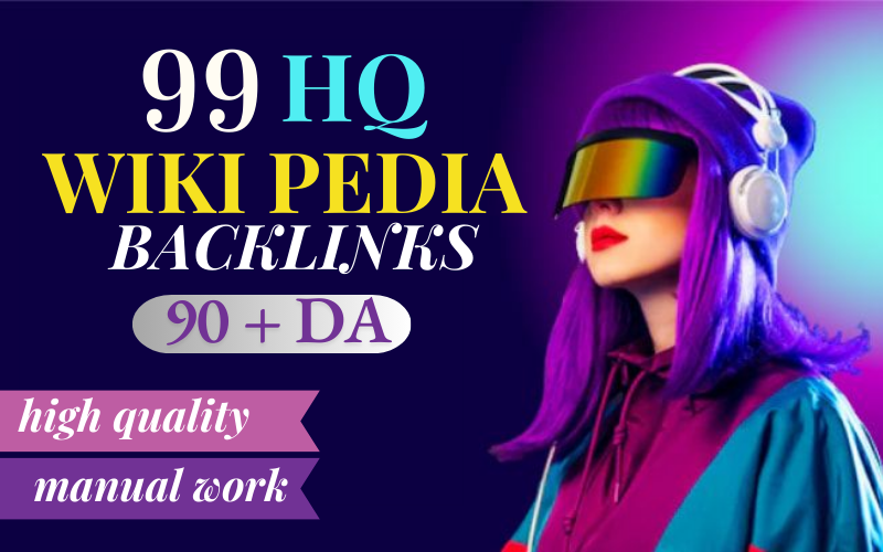 I Will Create 99 Permanent Backlinks on Real Wikipedi...