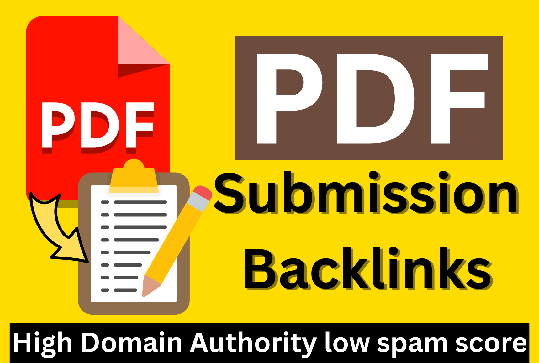 100 PDF share on top high DA, PA, site Low spam sco...