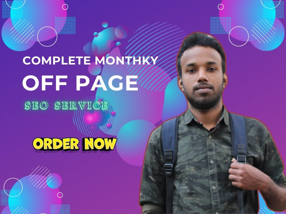 i will do monthly off page, on-page SEO services and fix technical issues