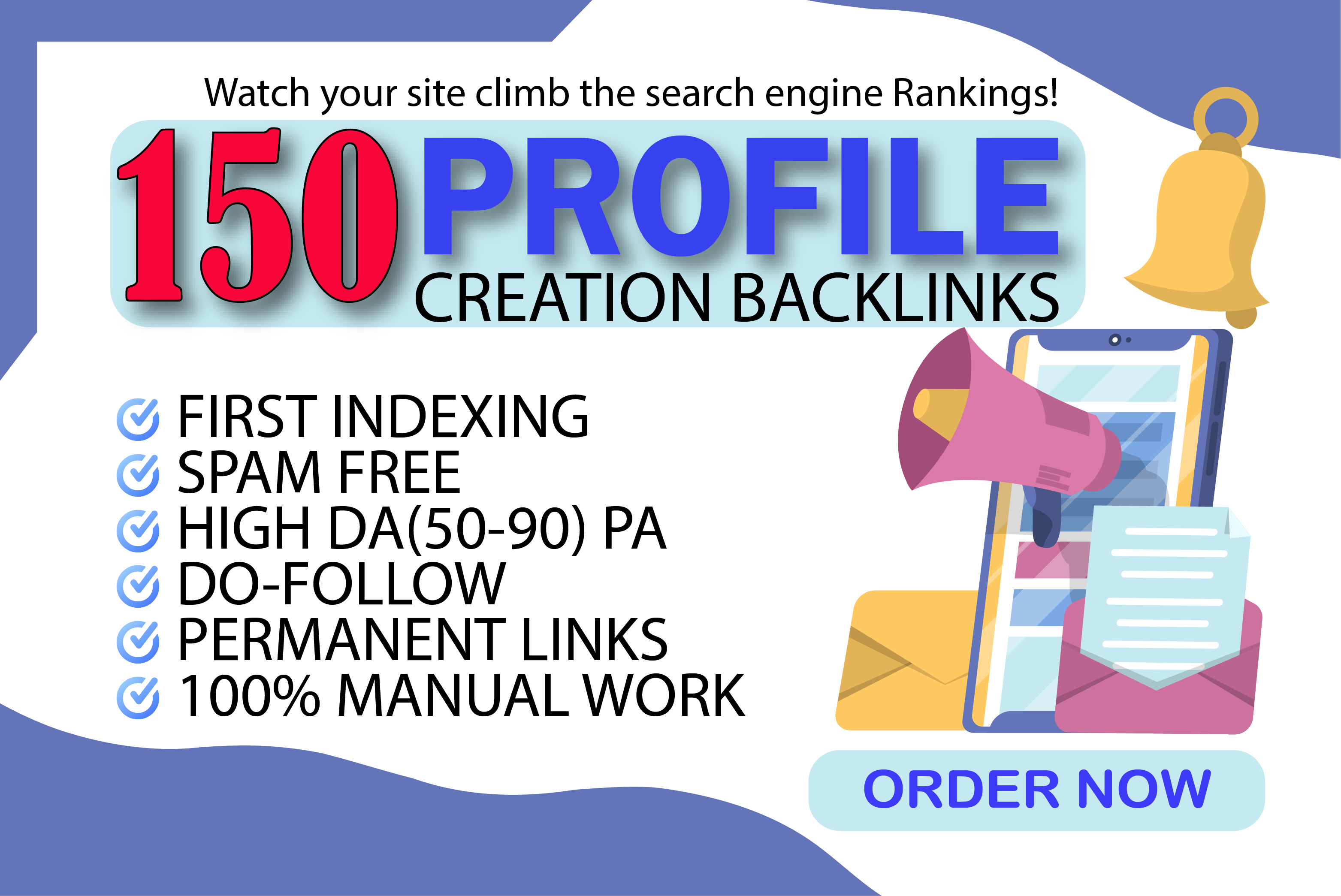 Get 150+ High Quality SEO Profile Backlinks for Googl...