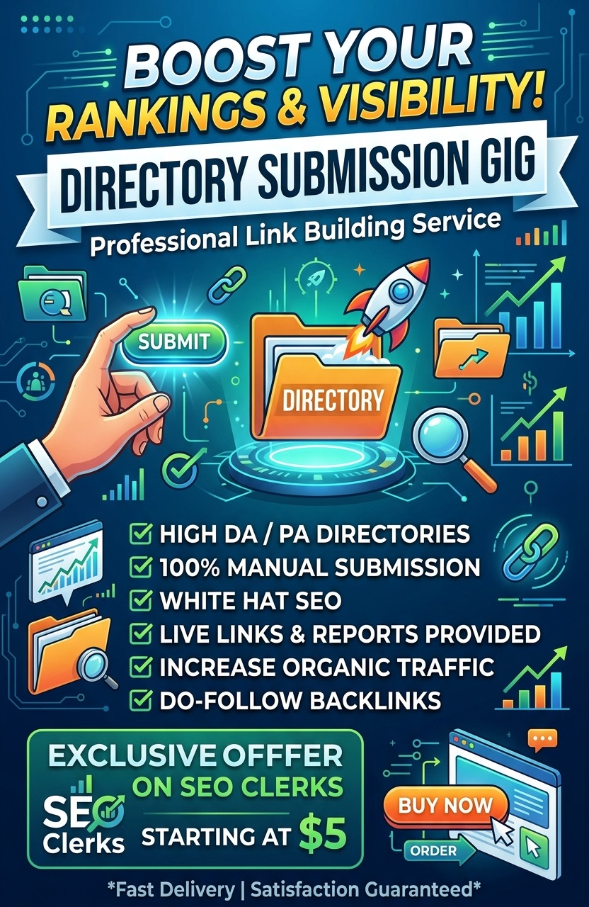 USA 100 % Manually Directory Submission 50