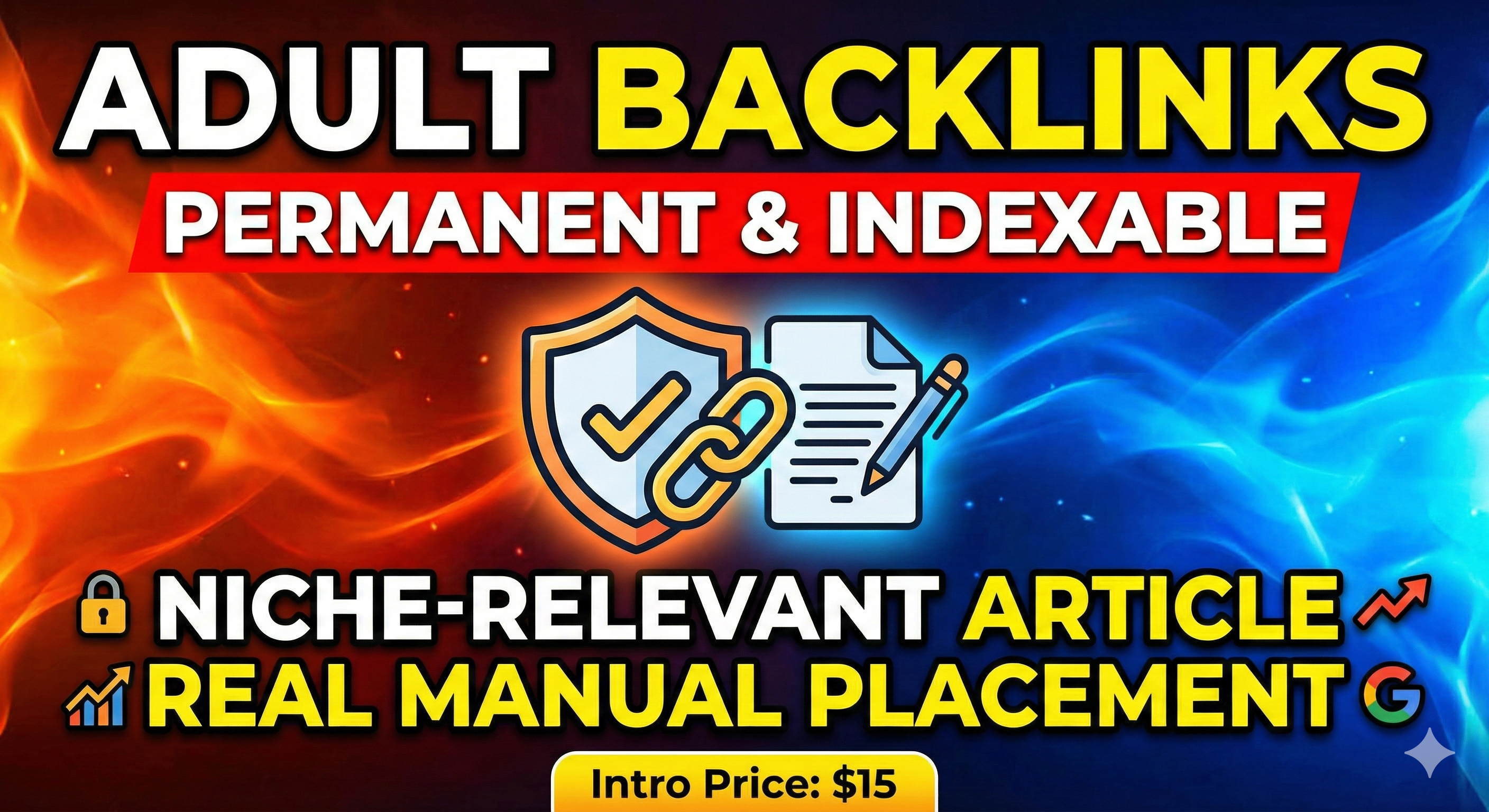 Premium Adult Backlink Safe & Manual Article Plac...