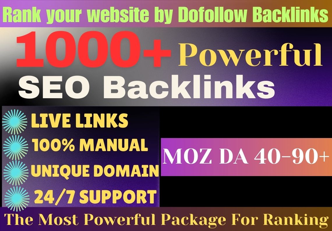I will create High quality manual backlinks to boost ...