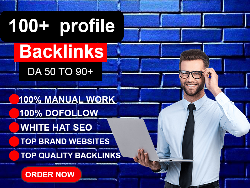 Create 100 Dofollow Profile Backlink On High Authorit...