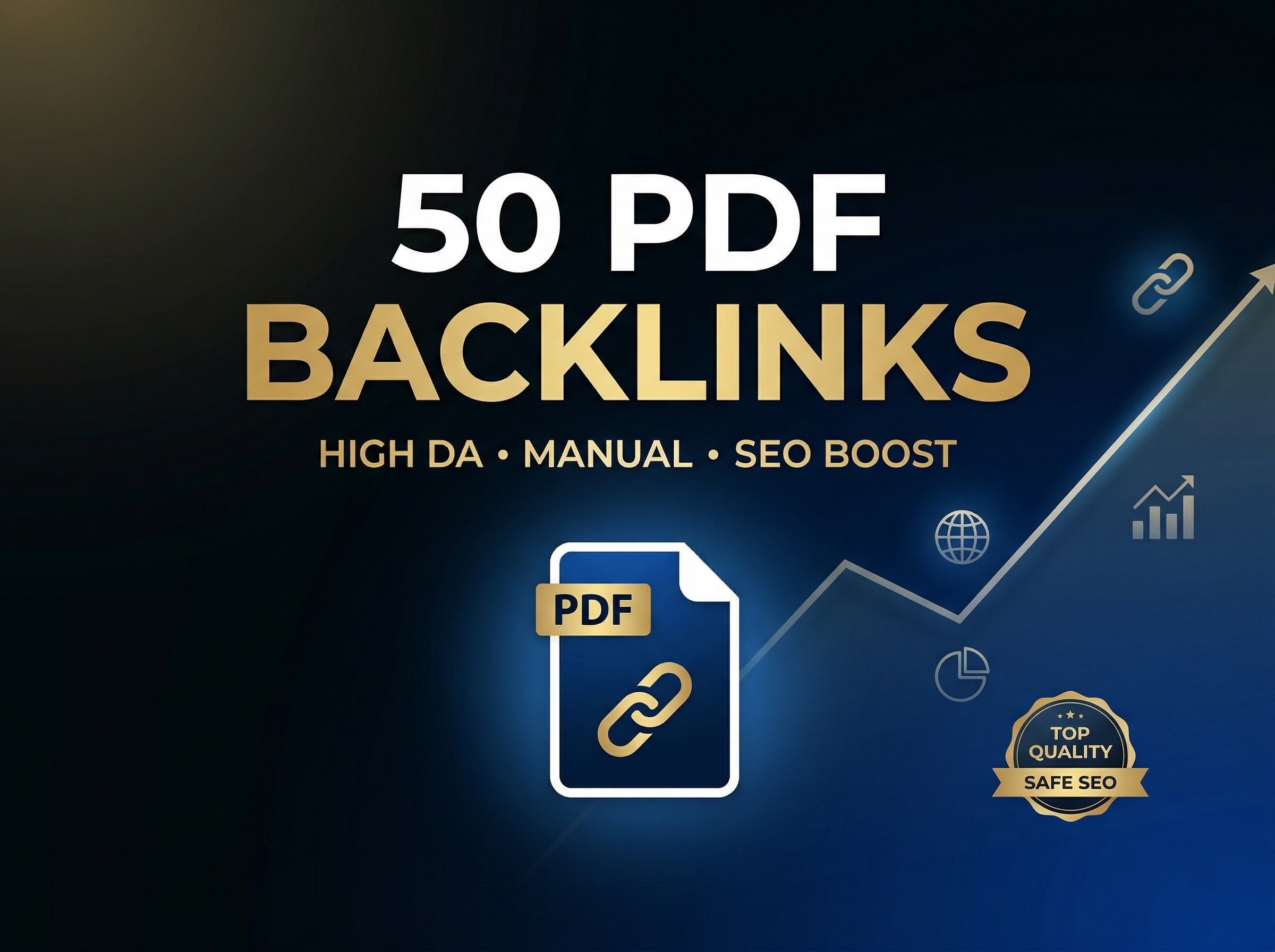 Get 50 high authority Manually PDF submission backlin...