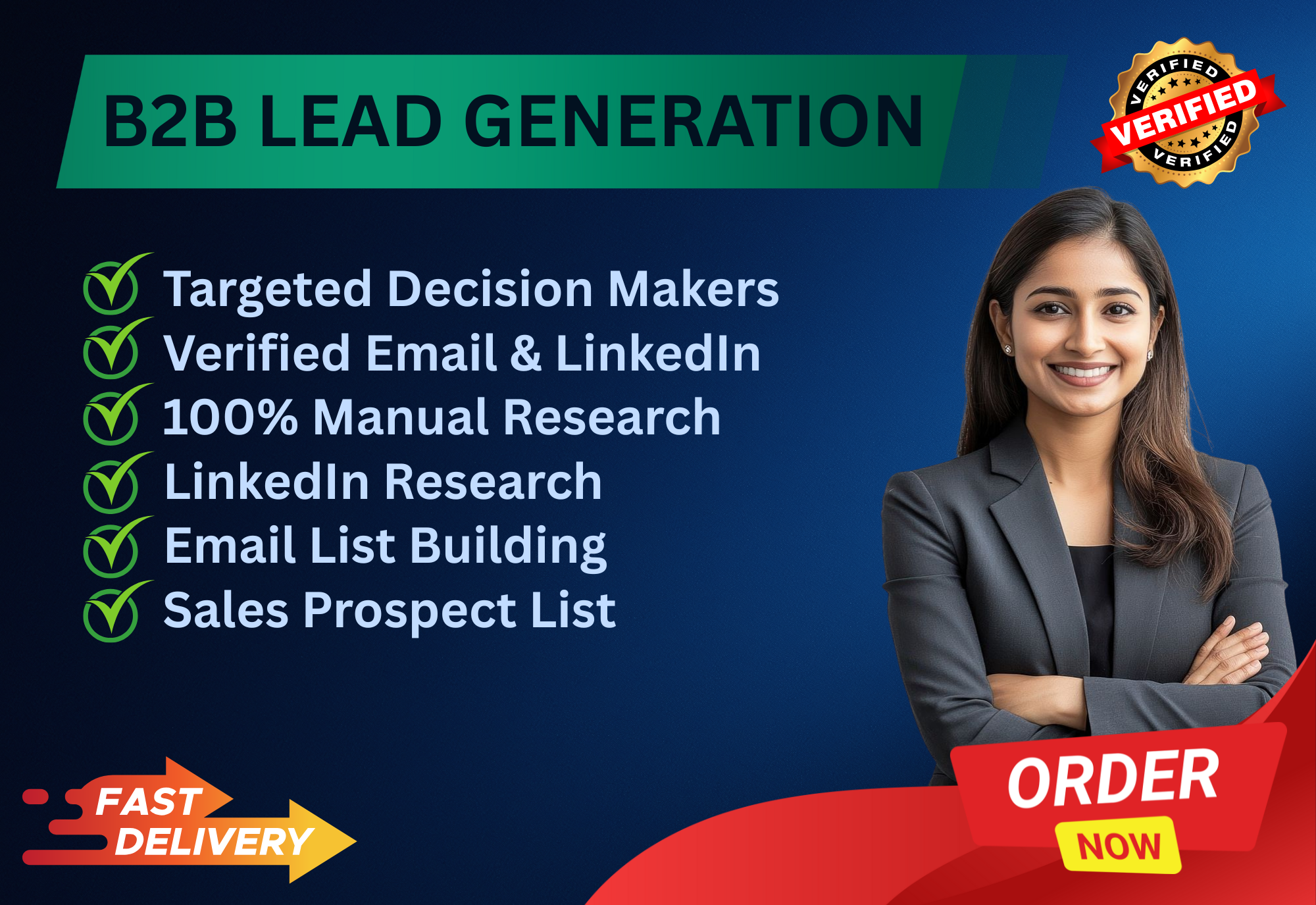 I can do b2b lead generation for any industries, targ...