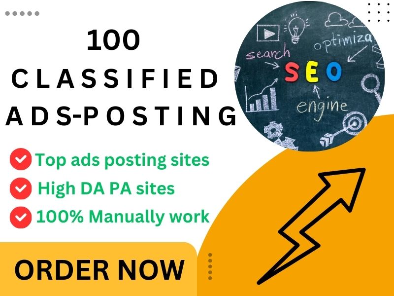 100 High Quality Classified Ads Posting Services deve...
