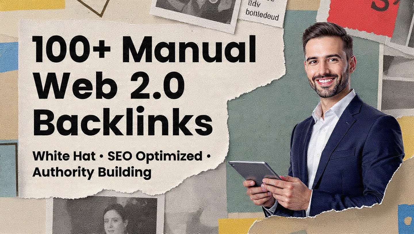 Dominate Google Rankings with Premium Web 2.0 100+Backlinks | Manual SEO Service