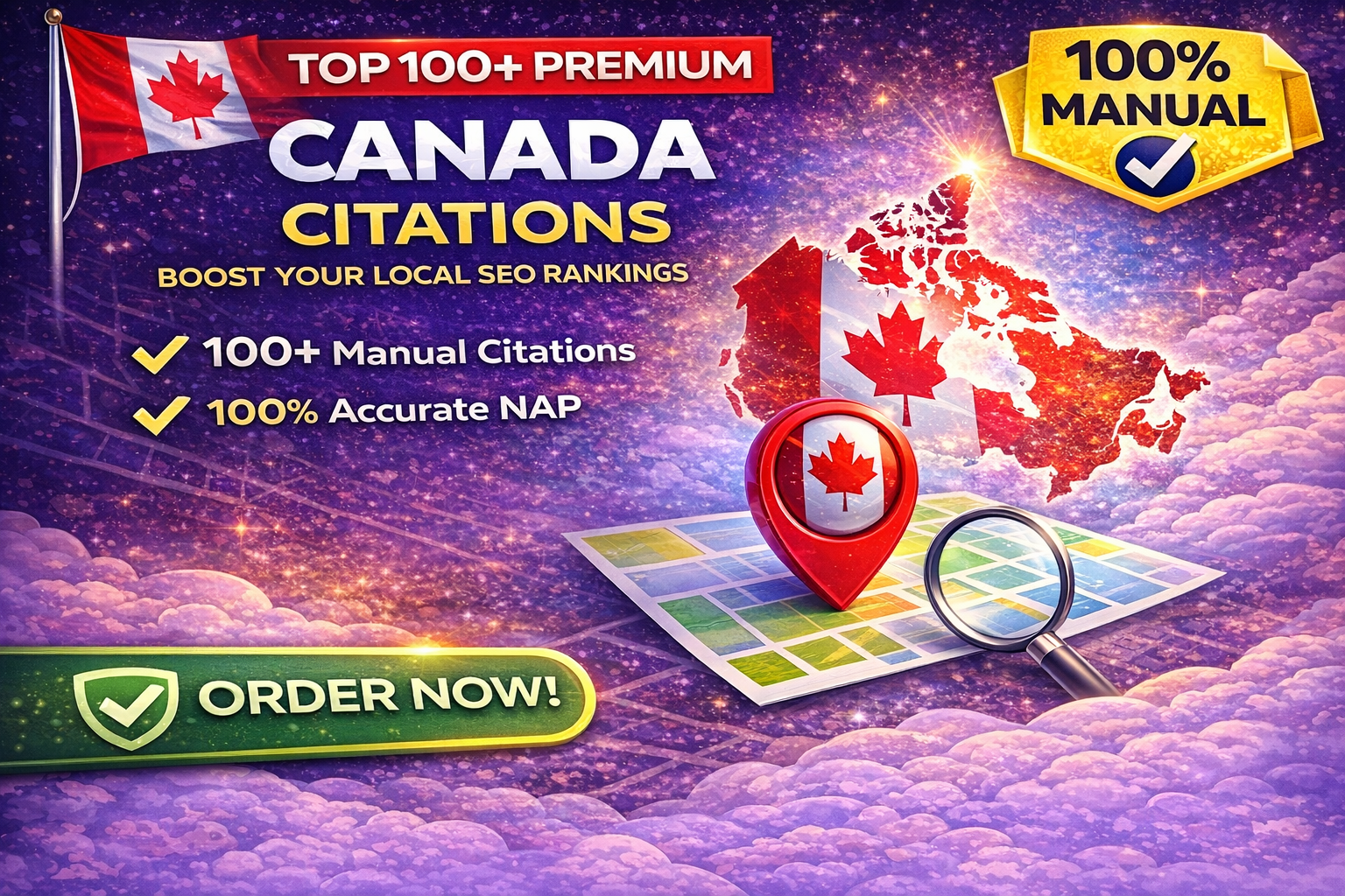 100+ Premium Canada Business Citations for Local SEO & Online Visibility