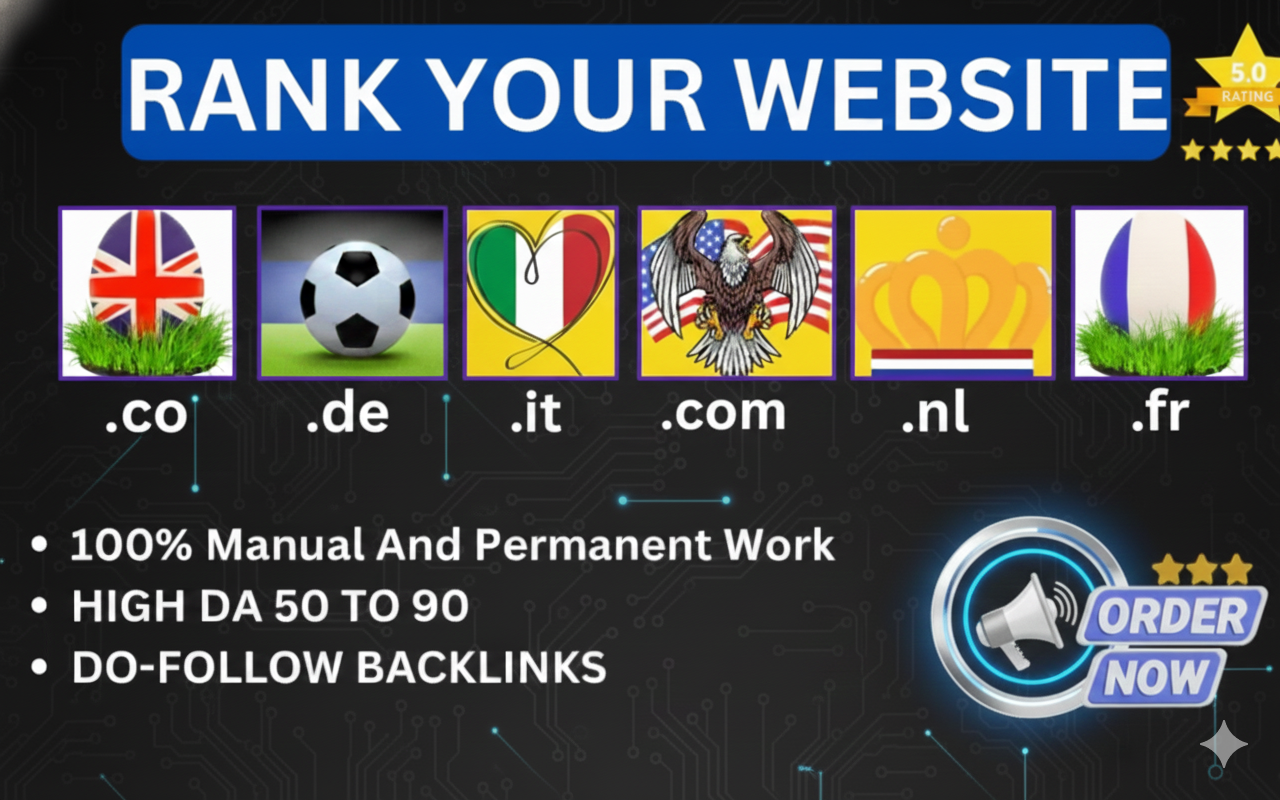 I will do 50 de usa uk french italy nl dofollow da90 forum link building homepage seo backlinks 