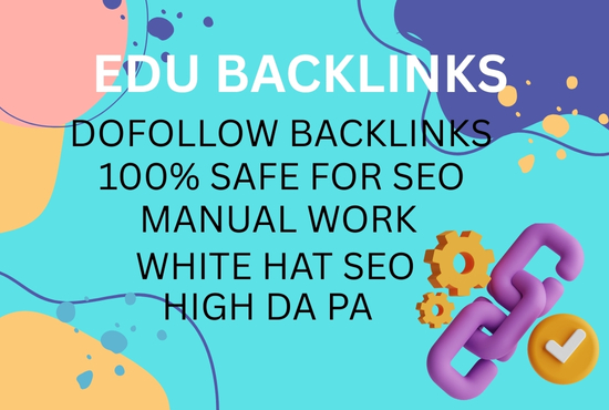 Our agency will do seo backlinks dofollow high da whi...