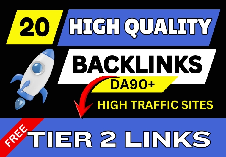 20 Premium SEO Backlinks with 2000 Tier 3 Links to Boost Link Structure