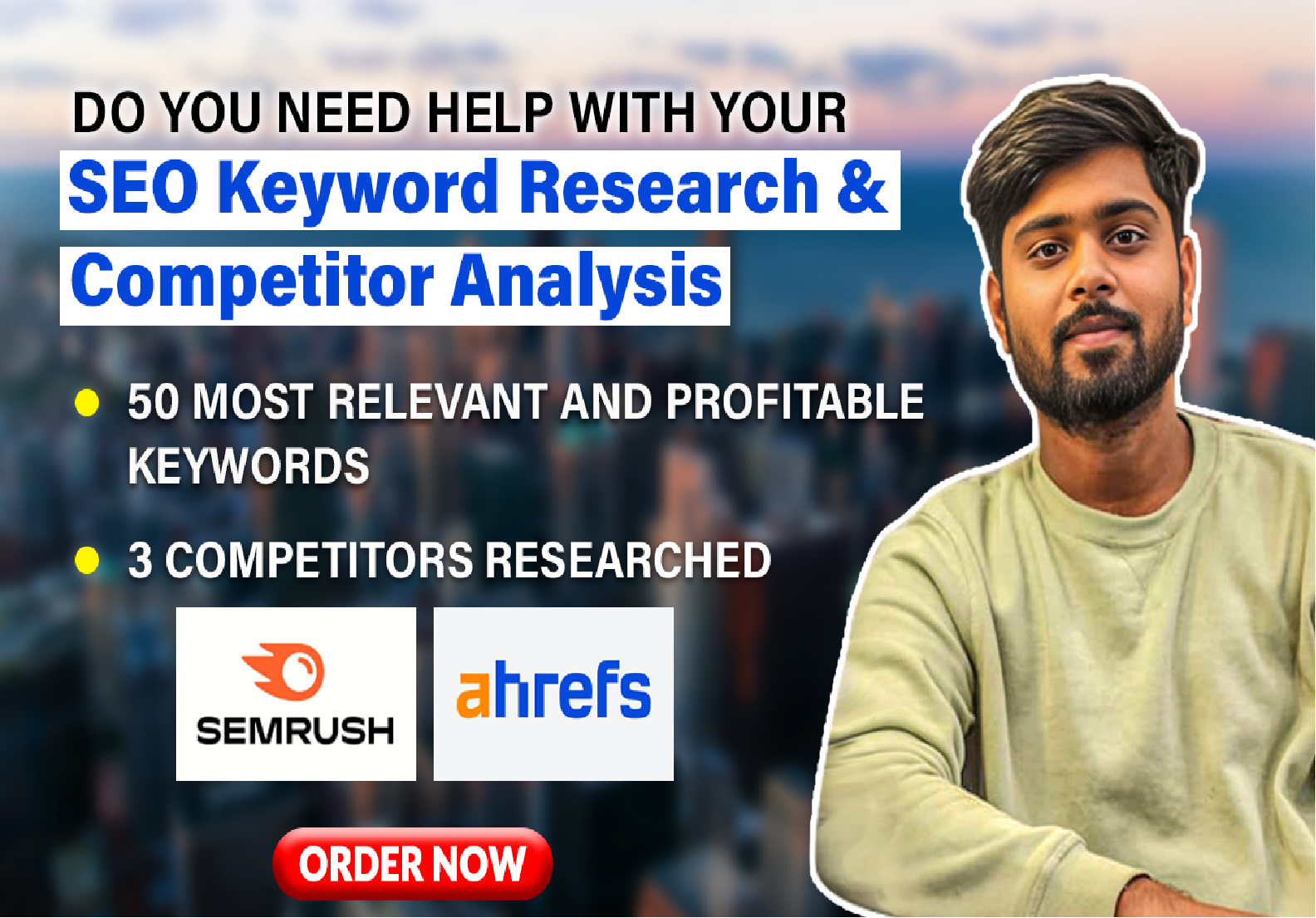 I will do SEO keywords research & competitor anal...