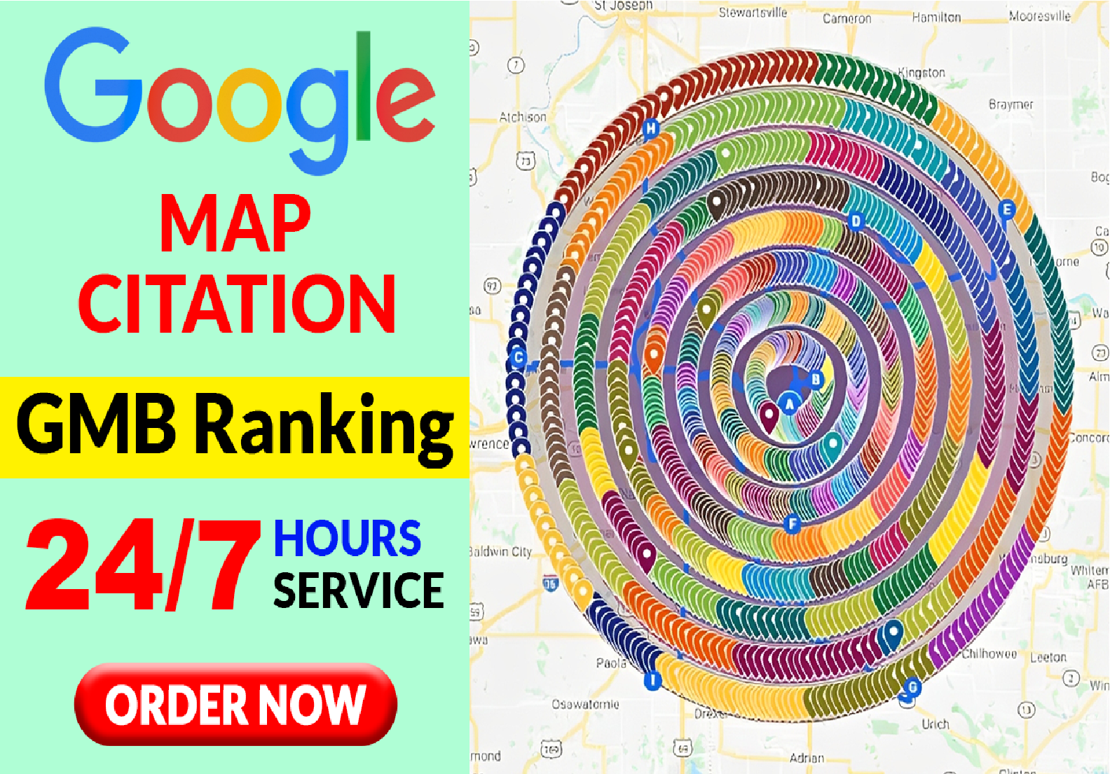 I will do 50000 Google Maps Citations Backlinks, for GMB Ranking and local SEO