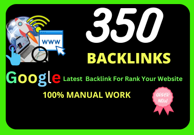 i will Manual Create 350 SEO Dofollow Backlinks, Goo...