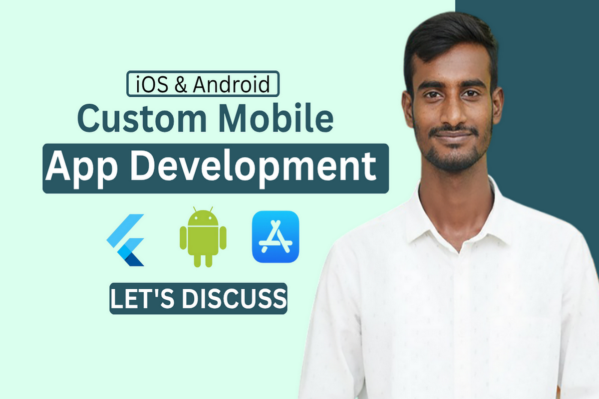 I will do mobile app development, flutter developer for android and ios app