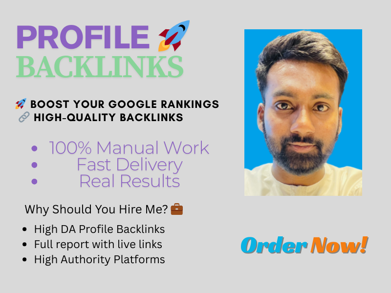 500 Profile Backlinks & Boost Your Domain Authori...