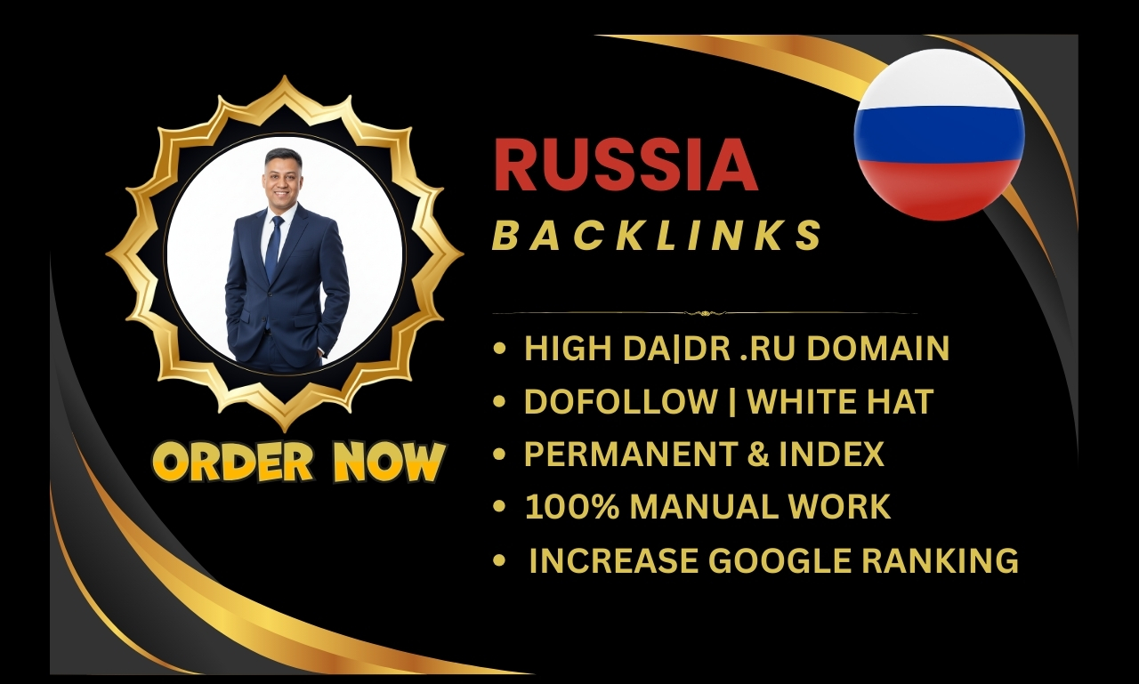 High Authority Russian Backlinks from .RU Domains &ndash; 100% White Hat & Permanent