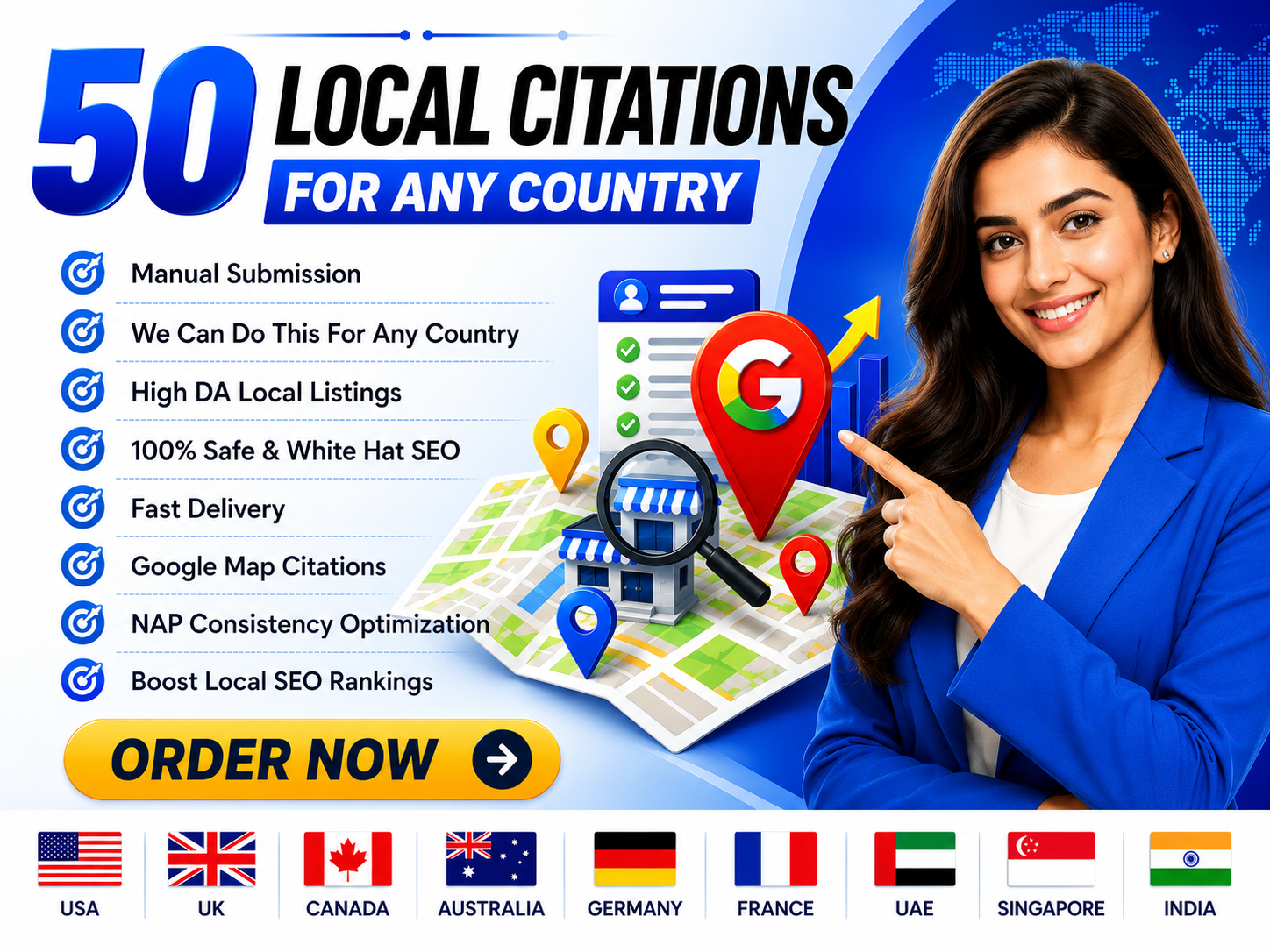 I Will Build 50 Local Citations for Any Country with ...