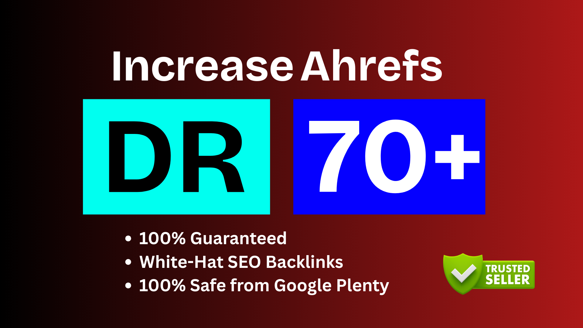 I will increase your domain rating Ahrefs DR 70+ with...