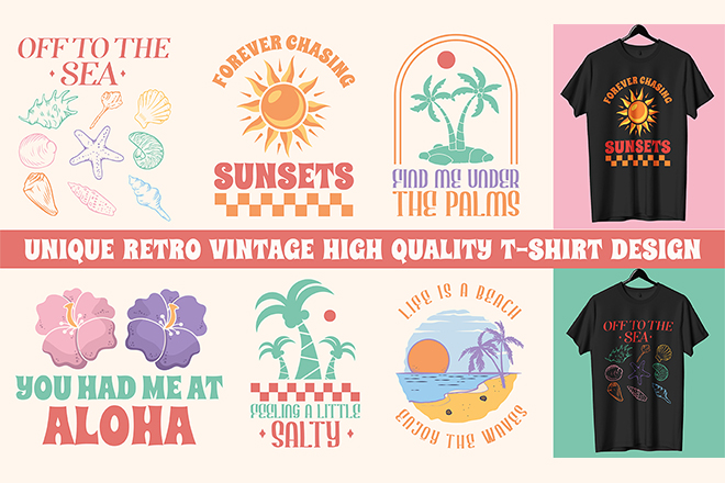 I Will Do Retro Tshirt Design For You