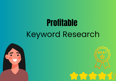 I will do the best SEO keywords research for your web...