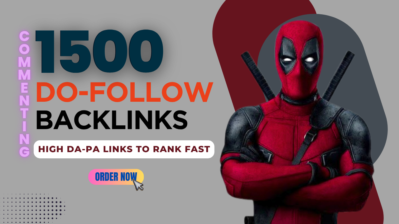 I will deliver 1500 do-follow high DA 30+ backlinks to skyrocket your Google Ranking