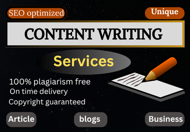 Professional content writing service, 1000 words of ...