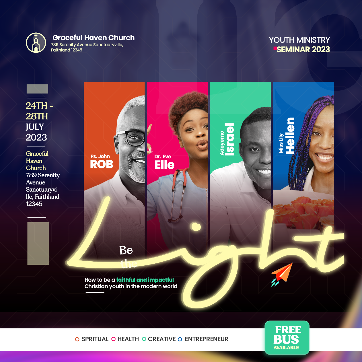 I will design a good flyer for your business, church, office, and breands