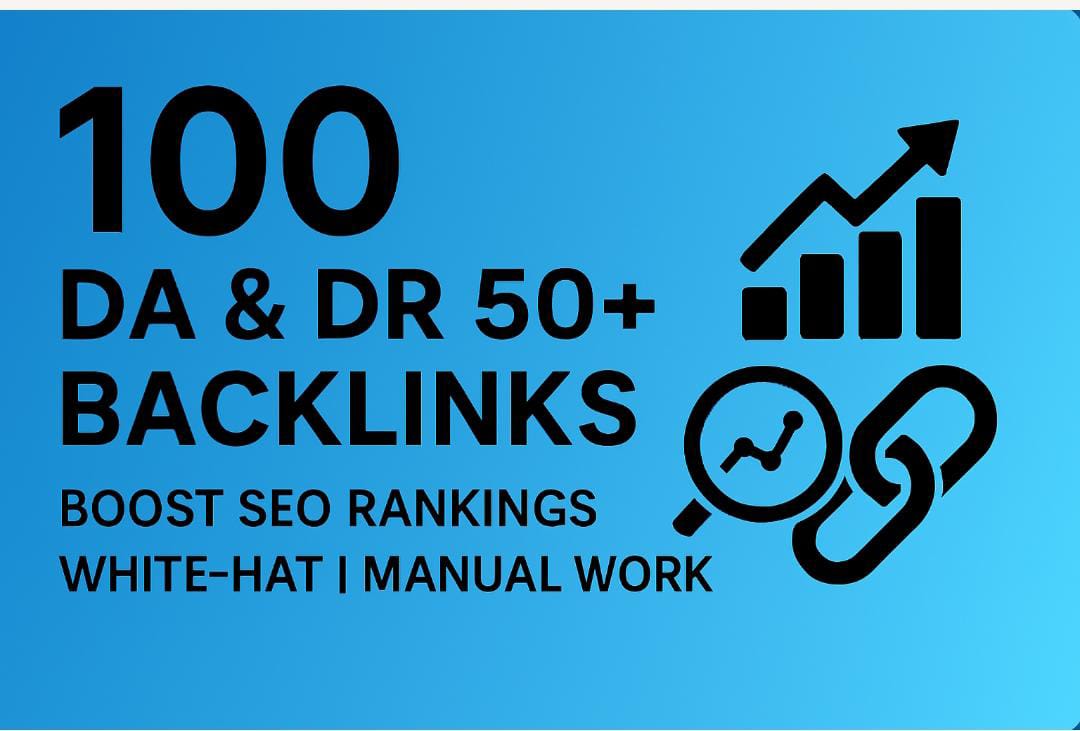 i will create 100 DA and DR 50+ mix dofollow backlink...