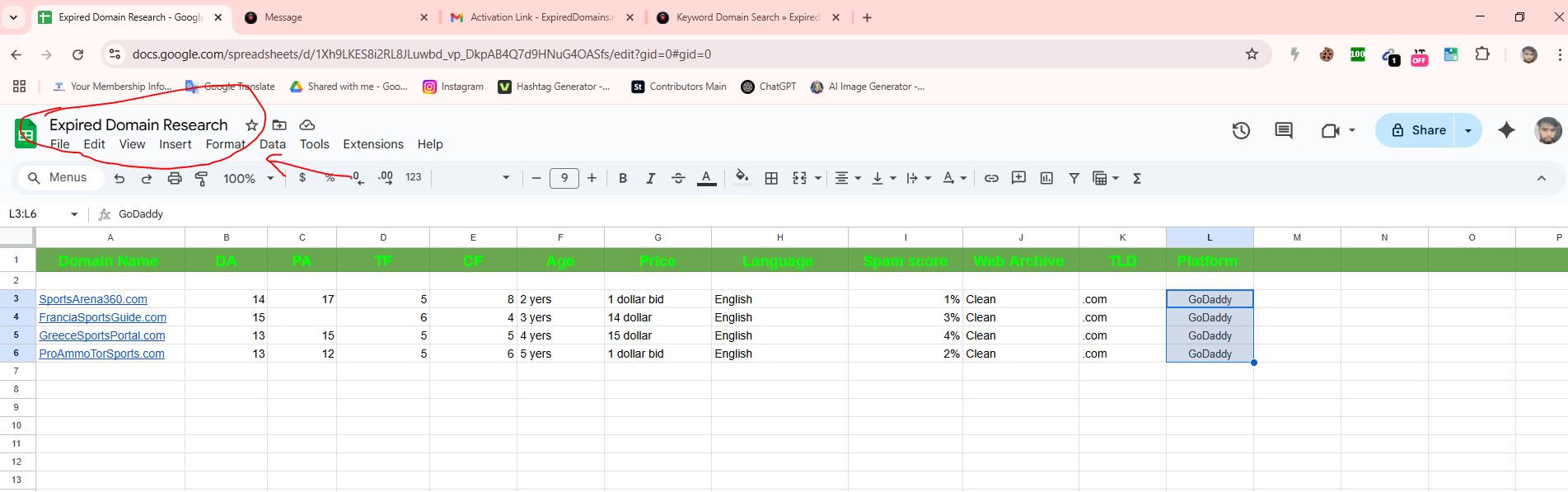 high da authority expired domain research top backlinks