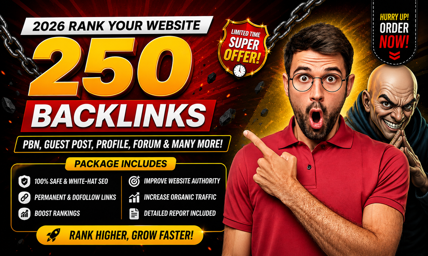 I Will Build 250 Manual SEO Backlinks for Your Website