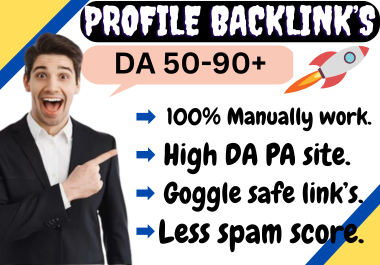 Profile Backlinks Service: 75 Manual High-Authority Backlinks for Better Ranking