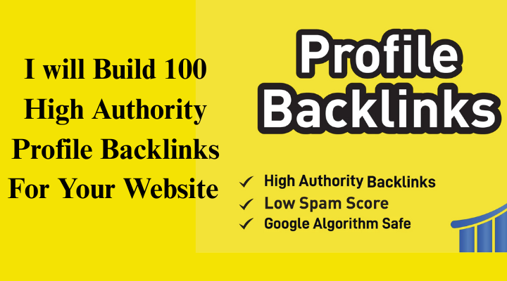 I will Build 100 High Authority Profile Backlinks For...