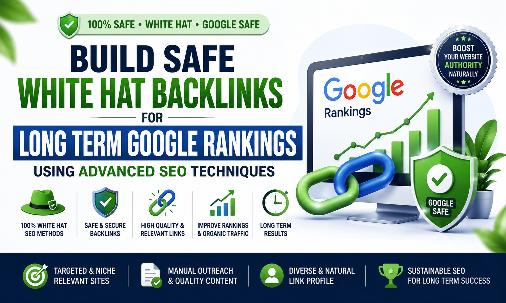Build Safe White Hat Backlinks for Long Term Google R...
