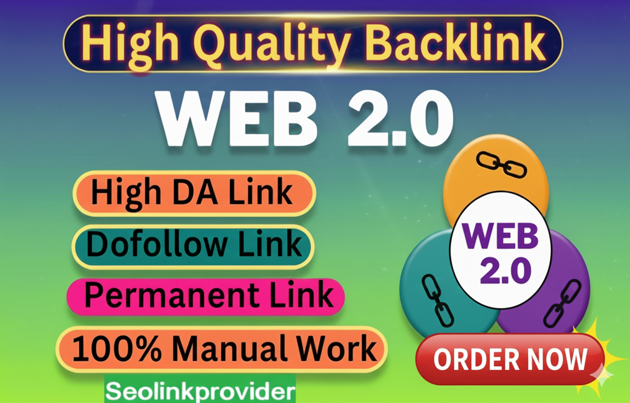 Create 60+ High-Quality Web 2.0 Backlinks for Stronge...